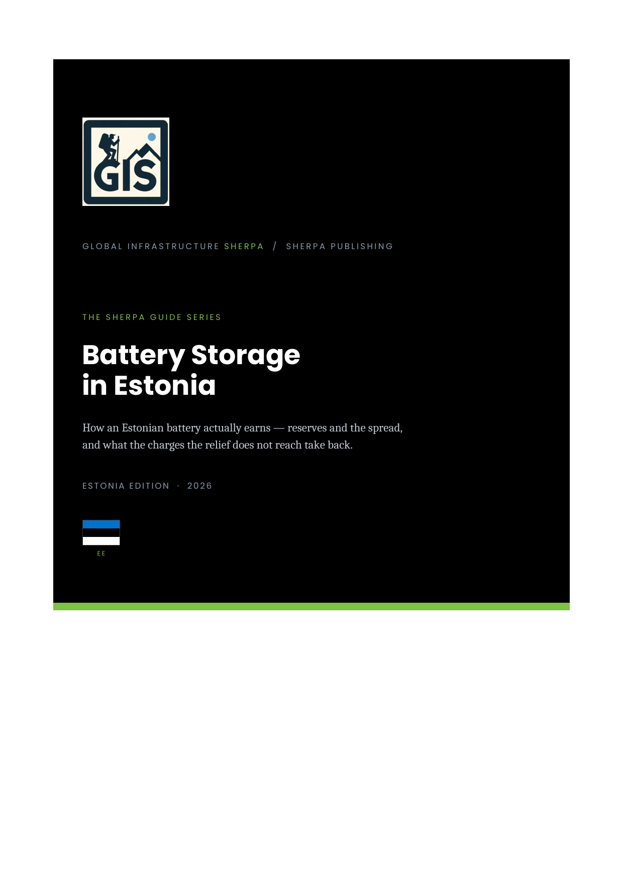 Battery Storage in Estonia cover