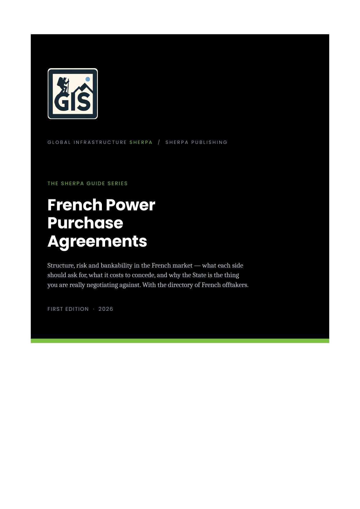 French Power Purchase Agreements cover