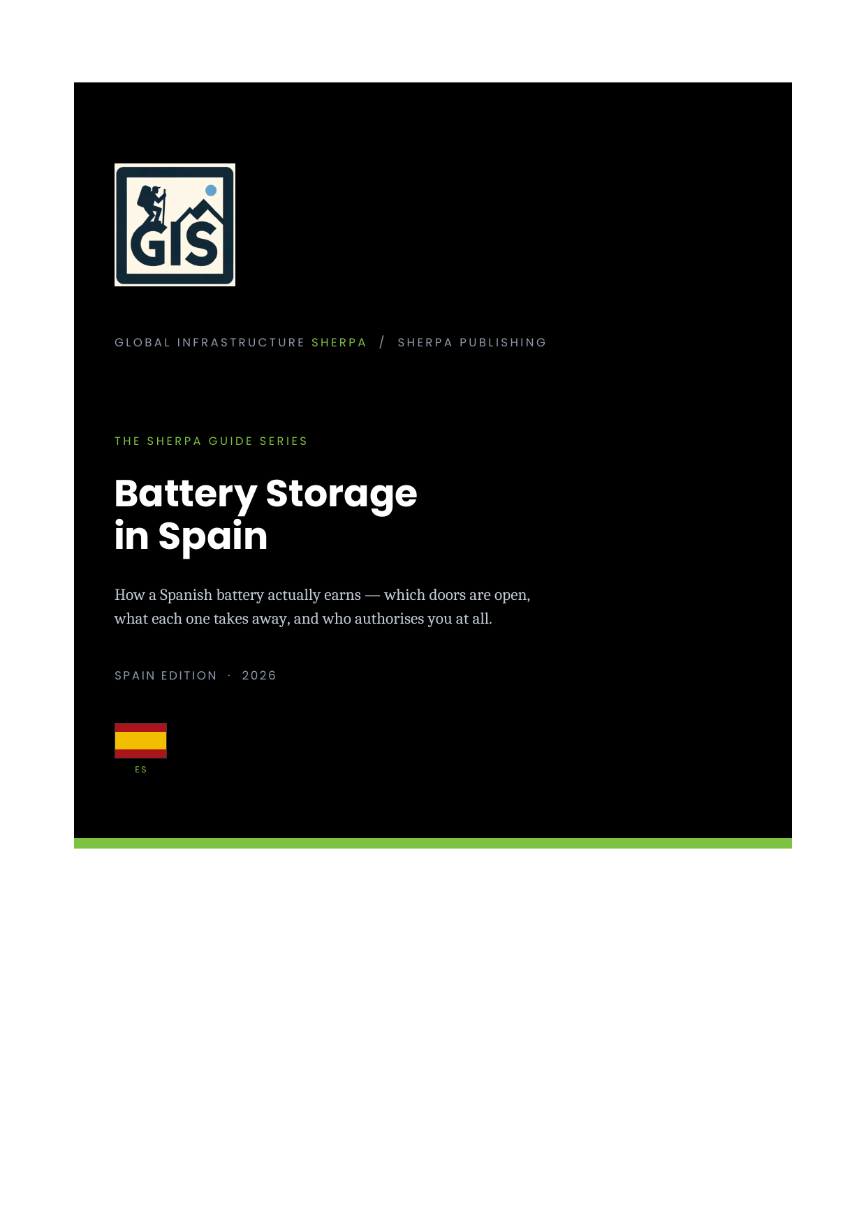 Battery Storage in Spain cover