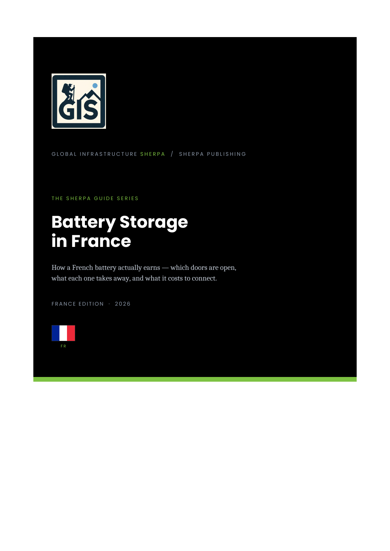 Battery Storage in France cover