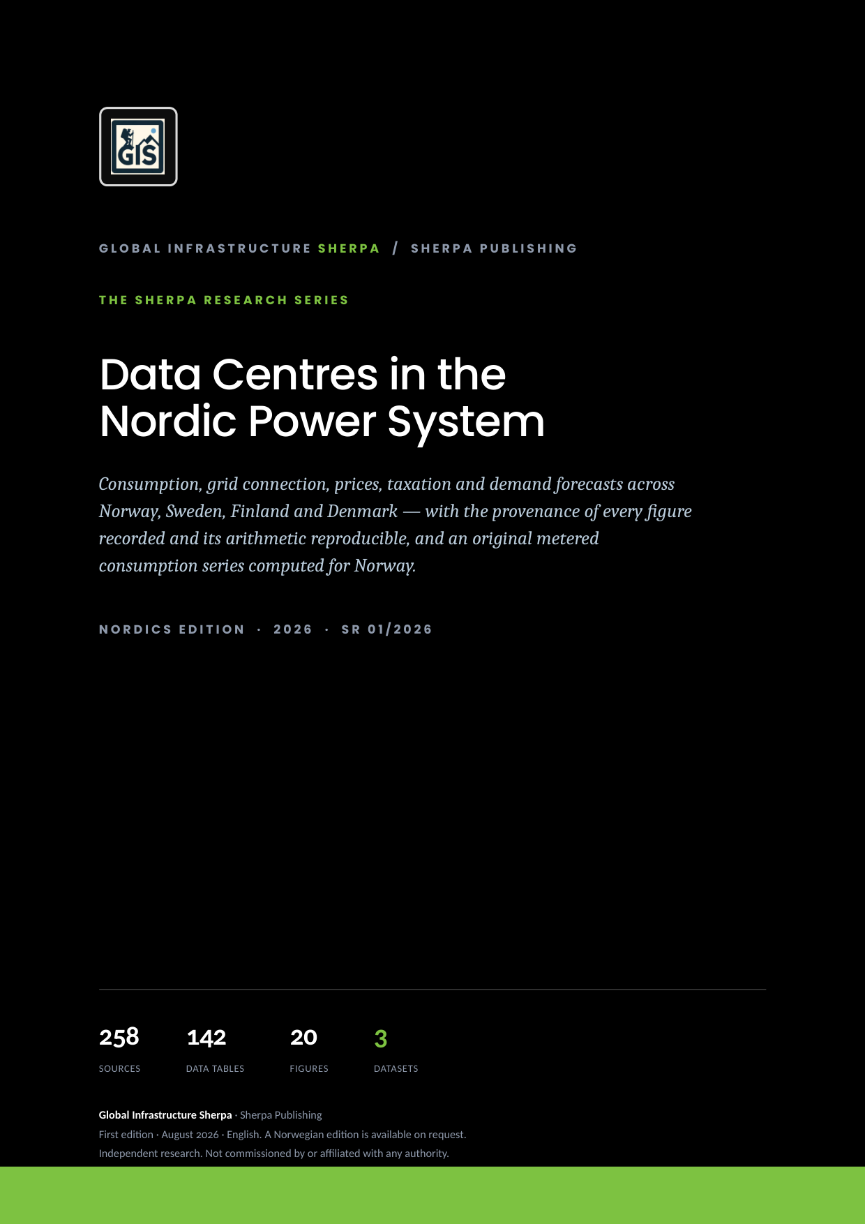 Data Centres in the Nordic Power System cover