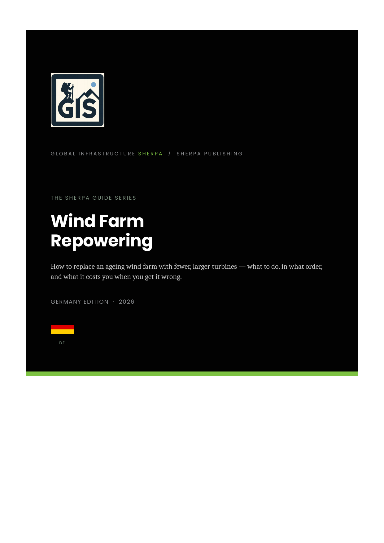 Wind Farm Repowering cover