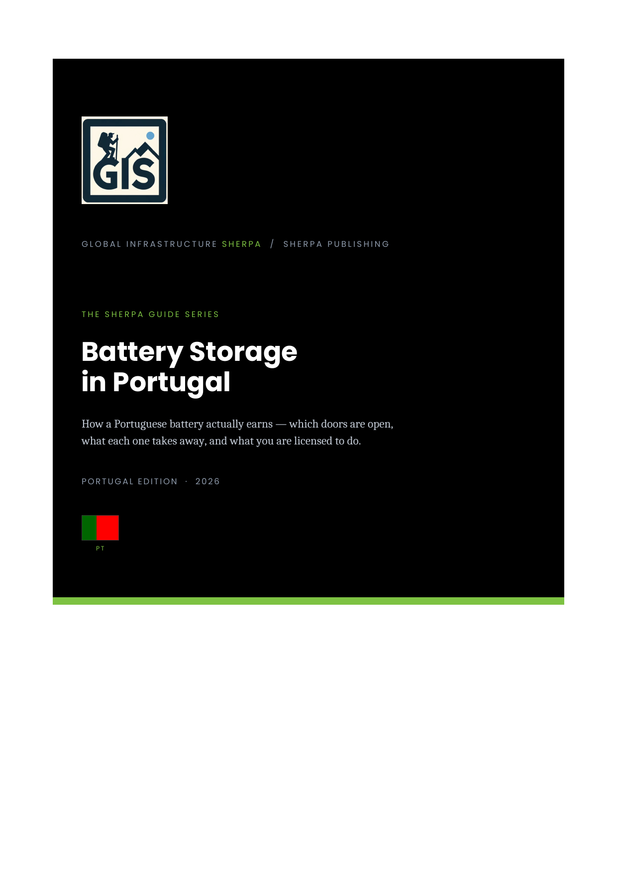 Battery Storage in Portugal cover