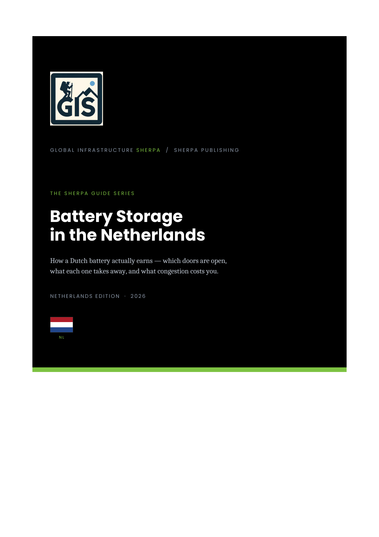 Battery Storage in the Netherlands cover