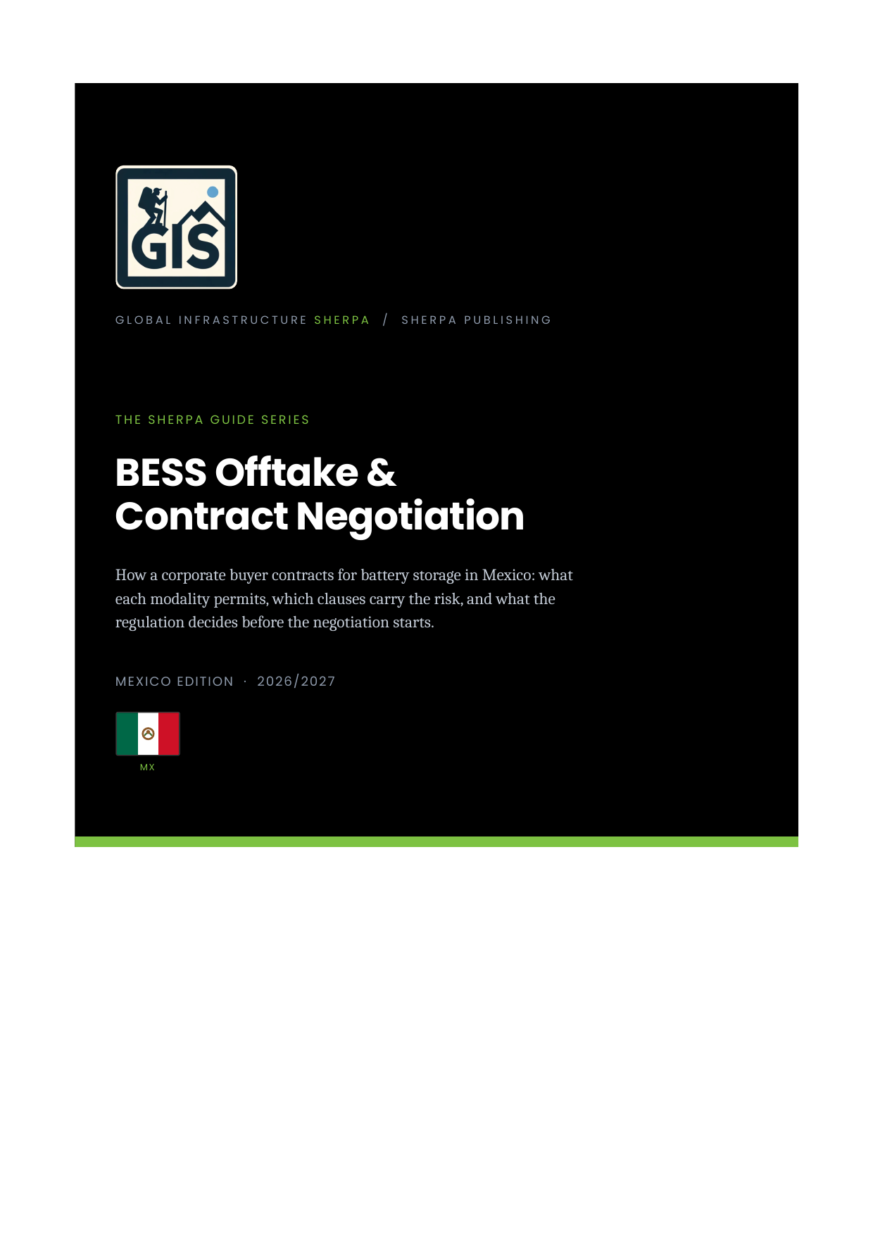 BESS Offtake & Contract Negotiation cover